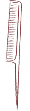 コームのイラスト