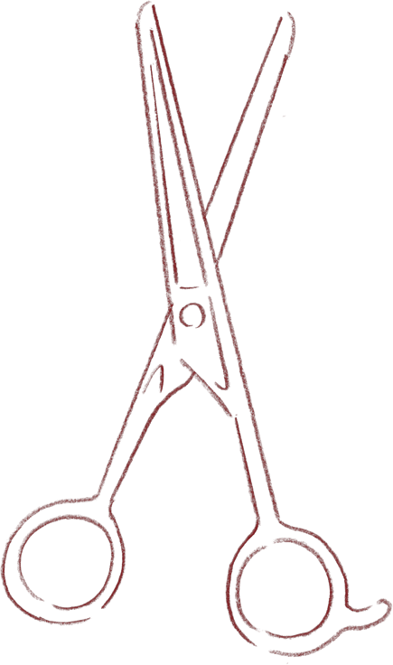 ハサミのイラスト