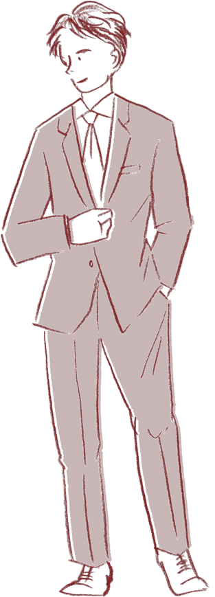 生涯の髪を美しくのイラスト